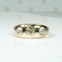 Dazzling Gypsy Band with Old Euro & Mine Diamonds
