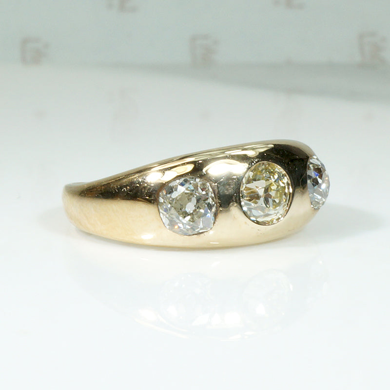 Dazzling Gypsy Band with Old Euro & Mine Diamonds