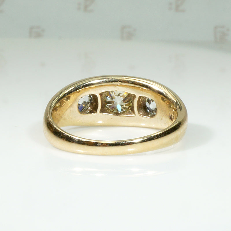 Dazzling Gypsy Band with Old Euro & Mine Diamonds