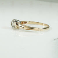 Beautiful 1940's Gold Diamond Engagement Ring