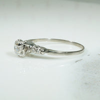 Sparkling 1940's Diamond Solitaire