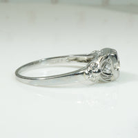 Beautiful 1930's White Gold Diamond Engagement Ring