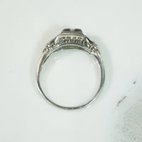 Beautiful 1930's White Gold Diamond Engagement Ring