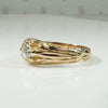 Art Nouveau Gold Diamond Belcher Ring