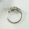 Fabulous Baguette and Round Diamond Ring c1950