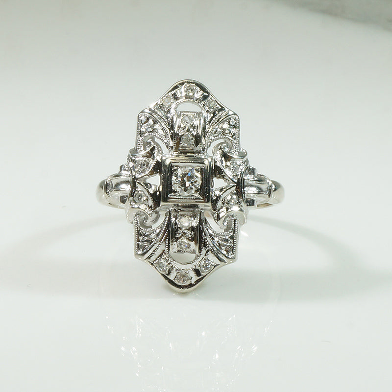 Delightful Art Deco Diamond Ring