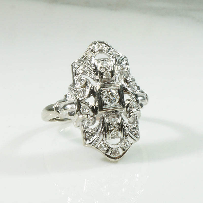 Delightful Art Deco Diamond Ring