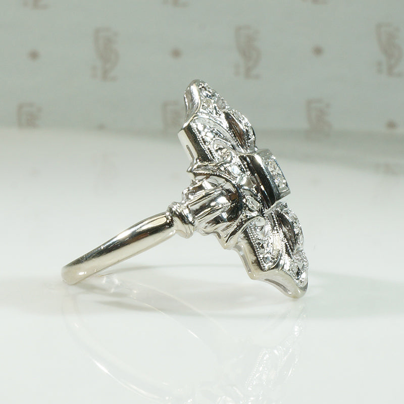 Delightful Art Deco Diamond Ring