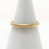 Deeply Curved Old Gold Wedding Band