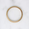 Deeply Curved Old Gold Wedding Band