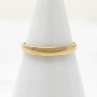 Subtle Tapered Gold Wedding Band