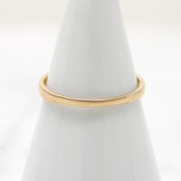 Subtle Tapered Gold Wedding Band
