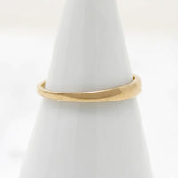 Subtle Tapered Gold Wedding Band