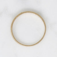 Subtle Tapered Gold Wedding Band