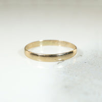 Romantic Georgian 12k Gold Wedding Band
