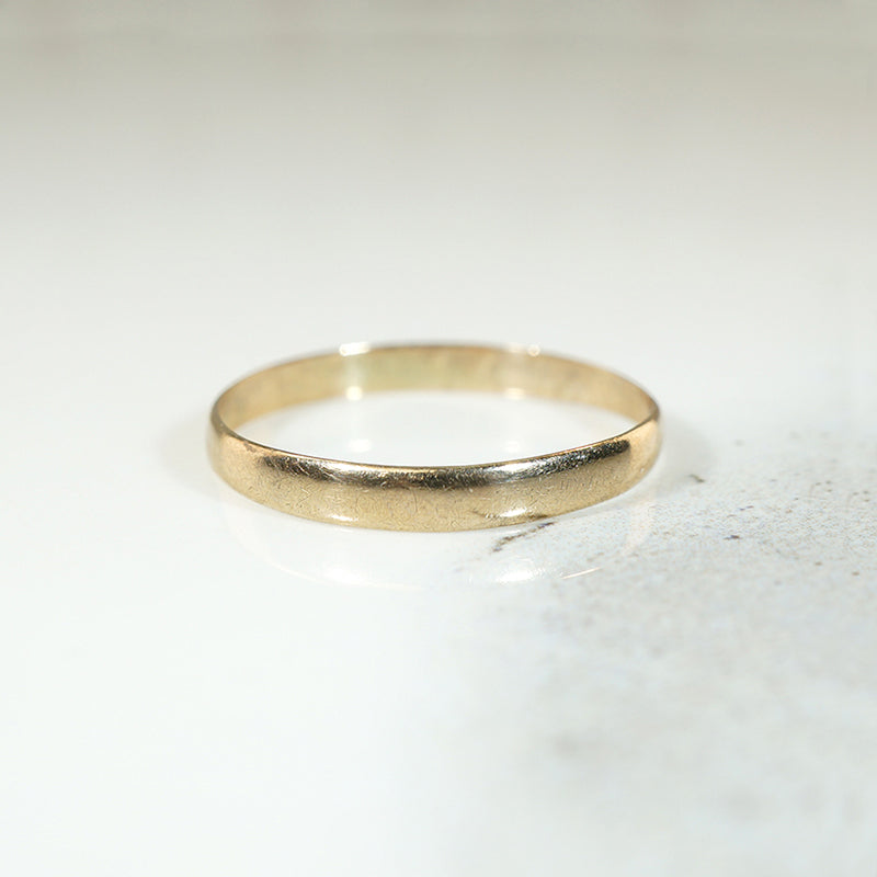 Romantic Georgian 12k Gold Wedding Band