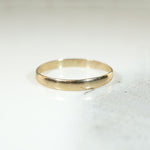 Romantic Georgian 12k Gold Wedding Band