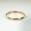Romantic Georgian 12k Gold Wedding Band