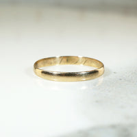 Romantic Georgian 12k Gold Wedding Band