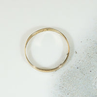 Romantic Georgian 12k Gold Wedding Band