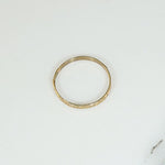 Rosy Gold Deco Engraved Tiny Ring