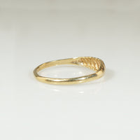 Tiny Gold Seashell Ring