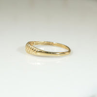 Tiny Gold Seashell Ring