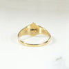 Engraved Arts & Crafts Tiny Signet Ring