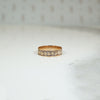 Miniature Cigar Band Engraved with Flowers