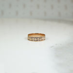 Miniature Cigar Band Engraved with Flowers