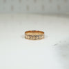 Miniature Cigar Band Engraved with Flowers