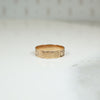 Miniature Cigar Band Engraved with Flowers