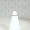 Vintage Half Round Tiny Ring in Gold