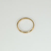Vintage Half Round Tiny Ring in Gold