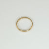 Vintage Half Round Tiny Ring in Gold