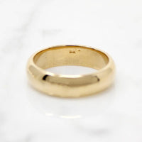 Classic Mid Century Gold Band in Larger Size