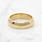 Classic Mid Century Gold Band in Larger Size