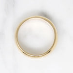 Classic Mid Century Gold Band in Larger Size