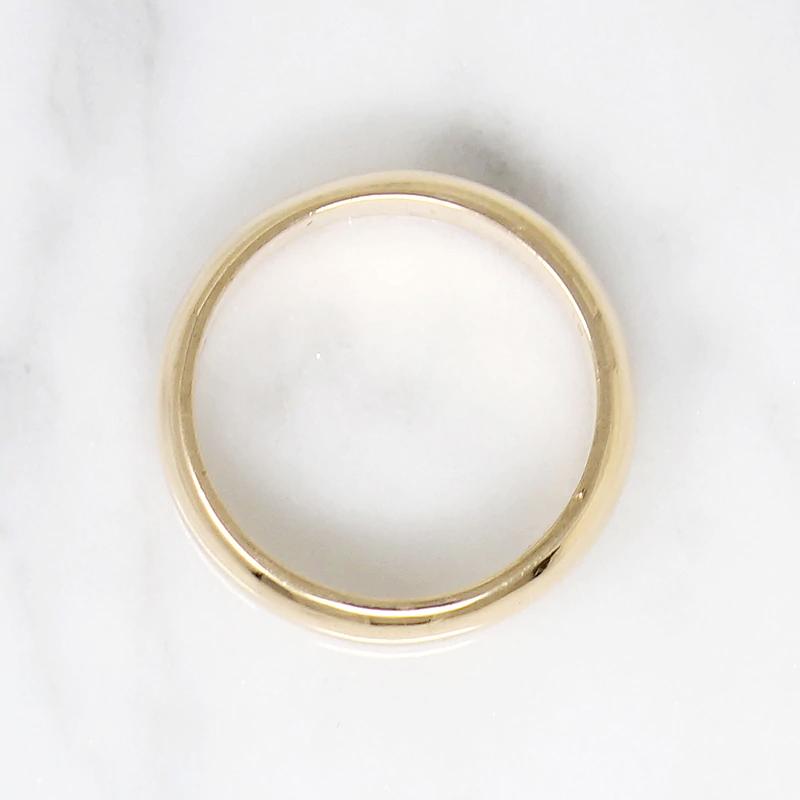 Classic Mid Century Gold Band in Larger Size