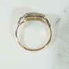Trim Edwardian Diamond Band in Platinum & Gold