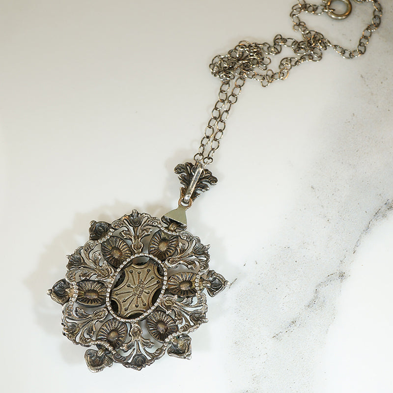 Ornate German Necklace with Neoclassical Influences