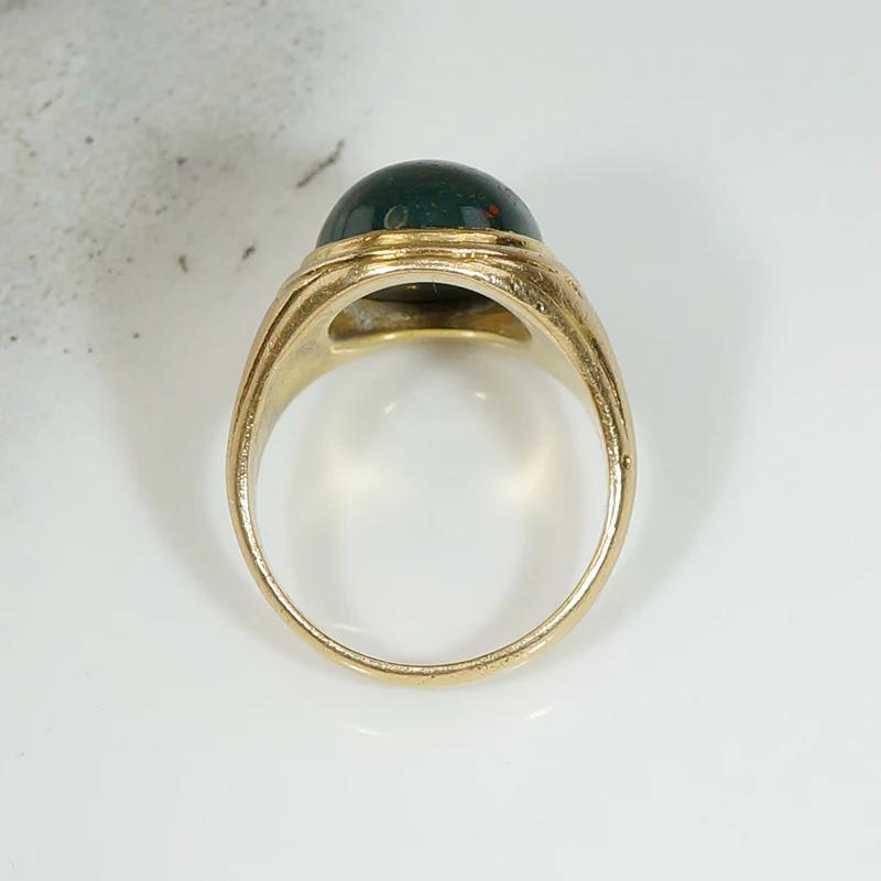 Antique Bloodstone Signet Ring with Gravitas