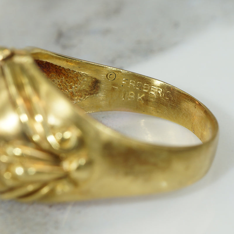 Decadent Amethyst & 18k Gold Statement Ring