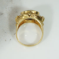 Decadent Amethyst & 18k Gold Statement Ring