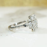 Edwardian Diamond and Platinum Ring