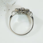 Edwardian Diamond and Platinum Ring