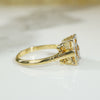 Gold and Platinum c1900 OMC and Rose Cut Diamond Ring