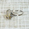 Startling Yellow Uranium Glass Filigree Ring