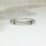 Diamond & White Gold Heart Shaped Buckle Band