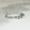 Diamond & White Gold Heart Shaped Buckle Band
